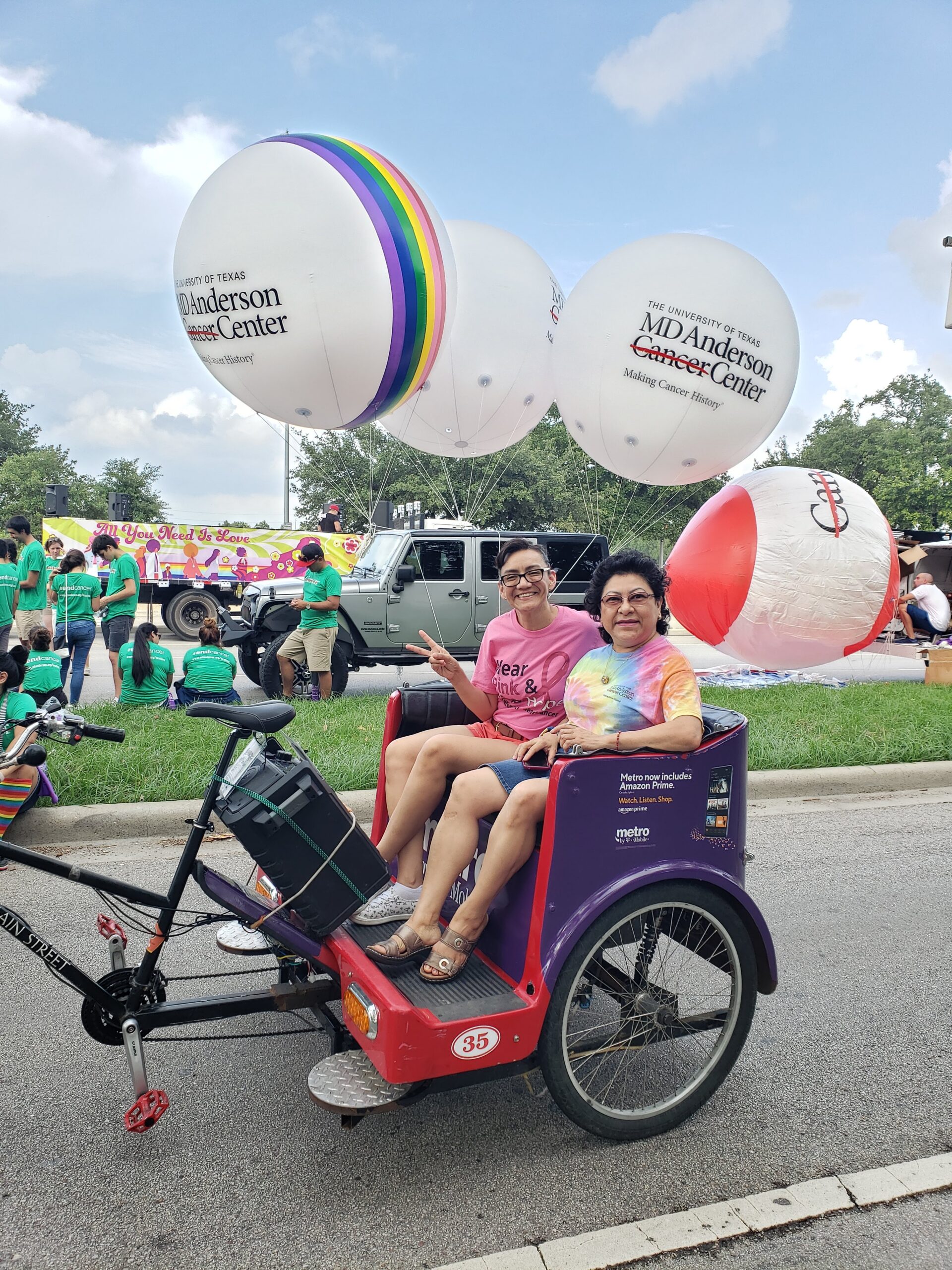 Pedicab advertising