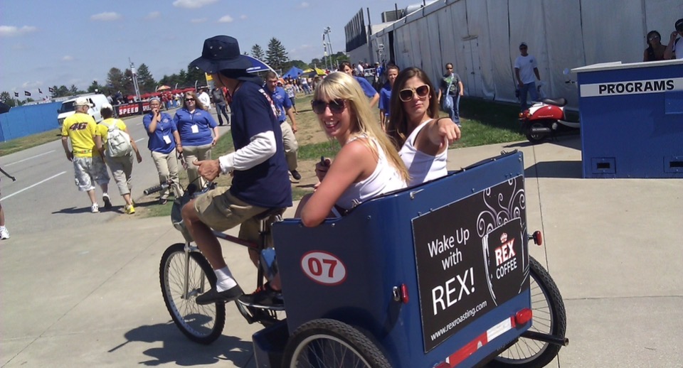Pedicab advertising